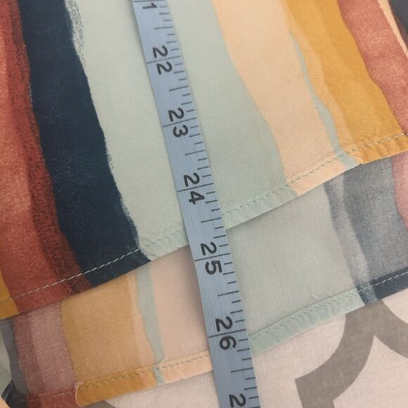 Original Use Men's Medium Colorful Striped Cotton Button Down Shirt-read notes - Picture 6 of 7